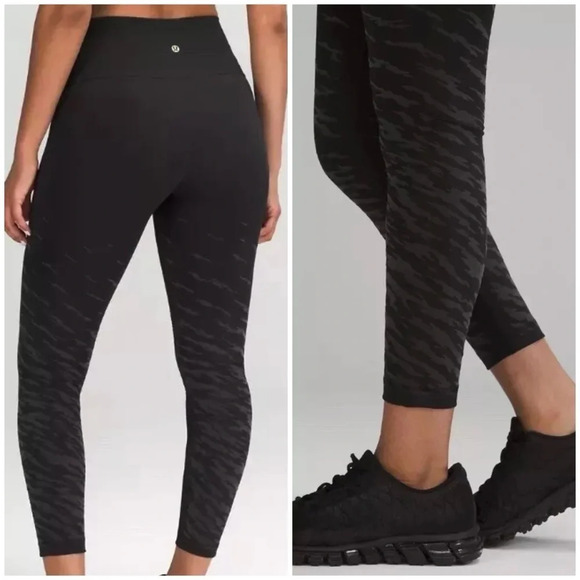 Lululemon Lunar New Year Wunder Under High Rise Leggings Tights in Black Tiger 6 - Picture 1 of 14